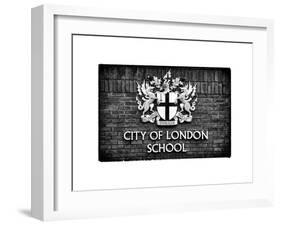 City of London School Sign - London - UK - England - United Kingdom - Europe-Philippe Hugonnard-Framed Art Print