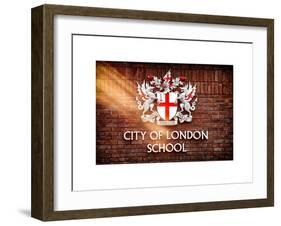 City of London School Sign - London - UK - England - United Kingdom - Europe-Philippe Hugonnard-Framed Art Print