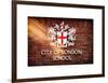 City of London School Sign - London - UK - England - United Kingdom - Europe-Philippe Hugonnard-Framed Art Print