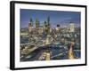 City of London skyline at dusk, London, England, United Kingdom, Europe-Charles Bowman-Framed Photographic Print