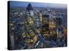 City of London Skyline at Sunset-jeremyreds-Stretched Canvas
