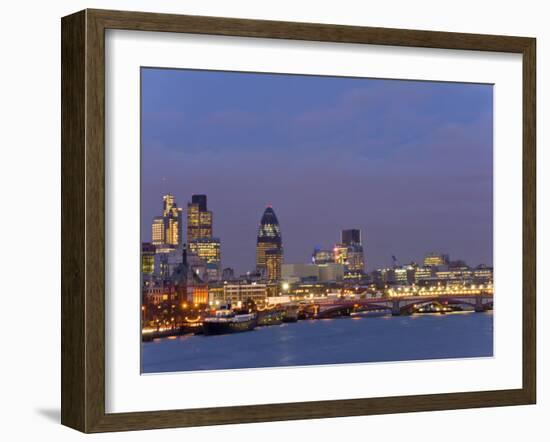 City of London Skyline, London, England, United Kingdom, Europe-Graham Lawrence-Framed Photographic Print