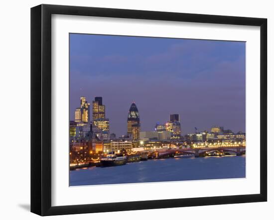 City of London Skyline, London, England, United Kingdom, Europe-Graham Lawrence-Framed Photographic Print