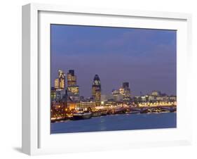 City of London Skyline, London, England, United Kingdom, Europe-Graham Lawrence-Framed Photographic Print