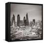 City of London Skyline, London, England-Jon Arnold-Framed Stretched Canvas