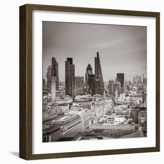 City of London Skyline, London, England-Jon Arnold-Framed Photographic Print