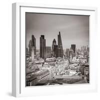 City of London Skyline, London, England-Jon Arnold-Framed Photographic Print