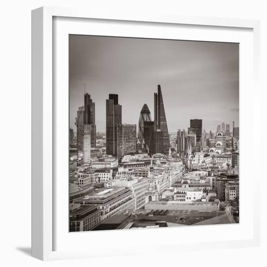 City of London Skyline, London, England-Jon Arnold-Framed Photographic Print