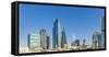 City of London skyline, London, England-Chris Mouyiaris-Framed Stretched Canvas