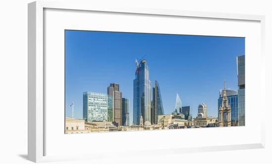 City of London skyline, London, England-Chris Mouyiaris-Framed Photographic Print