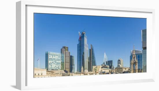 City of London skyline, London, England-Chris Mouyiaris-Framed Photographic Print
