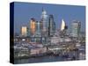 City of London, Square Mile, image shows completed 22 Bishopsgate tower, London, England-Charles Bowman-Stretched Canvas