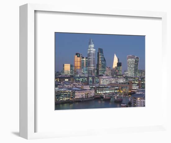 City of London, Square Mile, image shows completed 22 Bishopsgate tower, London, England-Charles Bowman-Framed Photographic Print