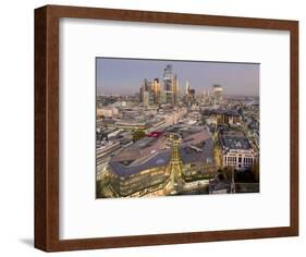 City of London, Square Mile, image shows completed 22 Bishopsgate tower, London, England-Charles Bowman-Framed Photographic Print