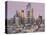 City of London, Square Mile, image shows completed 22 Bishopsgate tower, London, England-Charles Bowman-Stretched Canvas