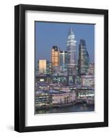 City of London, Square Mile, image shows completed 22 Bishopsgate tower, London, England-Charles Bowman-Framed Photographic Print