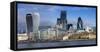 City of London Square Mile panorama, London, England, United Kingdom, Europe-Charles Bowman-Framed Stretched Canvas