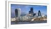 City of London Square Mile panorama, London, England, United Kingdom, Europe-Charles Bowman-Framed Photographic Print