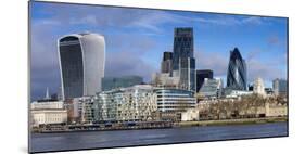 City of London Square Mile panorama, London, England, United Kingdom, Europe-Charles Bowman-Mounted Photographic Print