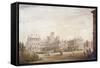 City of London Union Workhouse in Bow Road, Poplar, London, 1849-null-Framed Stretched Canvas