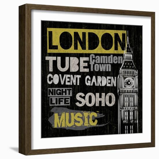 City of London-Tom Frazier-Framed Giclee Print