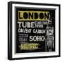 City of London-Tom Frazier-Framed Giclee Print