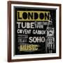 City of London-Tom Frazier-Framed Giclee Print