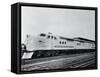 City of Los Angeles Train-null-Framed Stretched Canvas