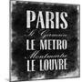 City Of Love-OnRei-Mounted Art Print