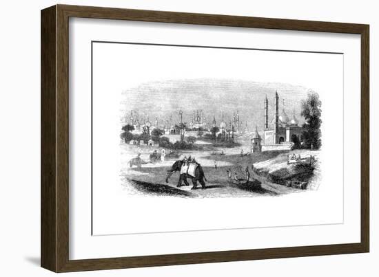 City of Lucknow, India, 1847-Robinson-Framed Giclee Print