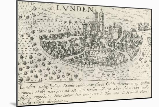 City of Lund, Which Belonged to Denmark in Middle Ages-null-Mounted Giclee Print