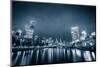 City of Melbourne at Night-kwest19-Mounted Photographic Print