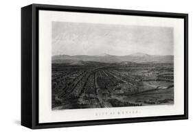 City of Mexico, 1883-Henry Adlard-Framed Stretched Canvas