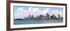 City of Miami Florida Cityscape of Downtown-Fotomak-Framed Photographic Print