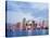 City of Miami Florida Summer Sunset Panorama-Fotomak-Stretched Canvas