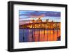 City of Miami Florida Summer Sunset Panorama-Fotomak-Framed Photographic Print