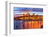 City of Miami Florida Summer Sunset Panorama-Fotomak-Framed Photographic Print