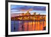 City of Miami Florida Summer Sunset Panorama-Fotomak-Framed Photographic Print