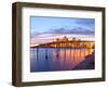 City of Miami Florida Summer Sunset Panorama-Fotomak-Framed Photographic Print