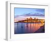 City of Miami Florida Summer Sunset Panorama-Fotomak-Framed Photographic Print