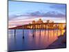 City of Miami Florida Summer Sunset Panorama-Fotomak-Mounted Photographic Print