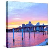 City of Miami Florida-Fotomak-Stretched Canvas