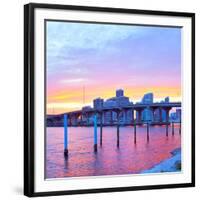 City of Miami Florida-Fotomak-Framed Photographic Print