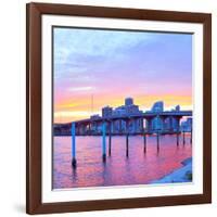 City of Miami Florida-Fotomak-Framed Photographic Print