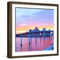 City of Miami Florida-Fotomak-Framed Photographic Print