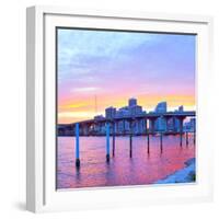 City of Miami Florida-Fotomak-Framed Photographic Print