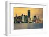 City of Miami, Summer Sunset-prochasson-Framed Photographic Print