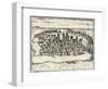 City of Mombasa in Kenya, from Civitates Orbis Terrarum, 1572, 16th Century-null-Framed Giclee Print