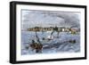 City of New Castle on the Delaware River, 1880s-null-Framed Giclee Print