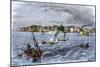 City of New Castle on the Delaware River, 1880s-null-Mounted Giclee Print